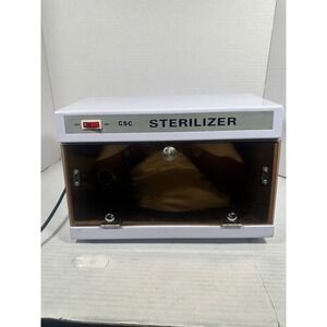 CSC UV Sterilizer Cabinet Professional Salon Tool Sanitizer White 10W 120V